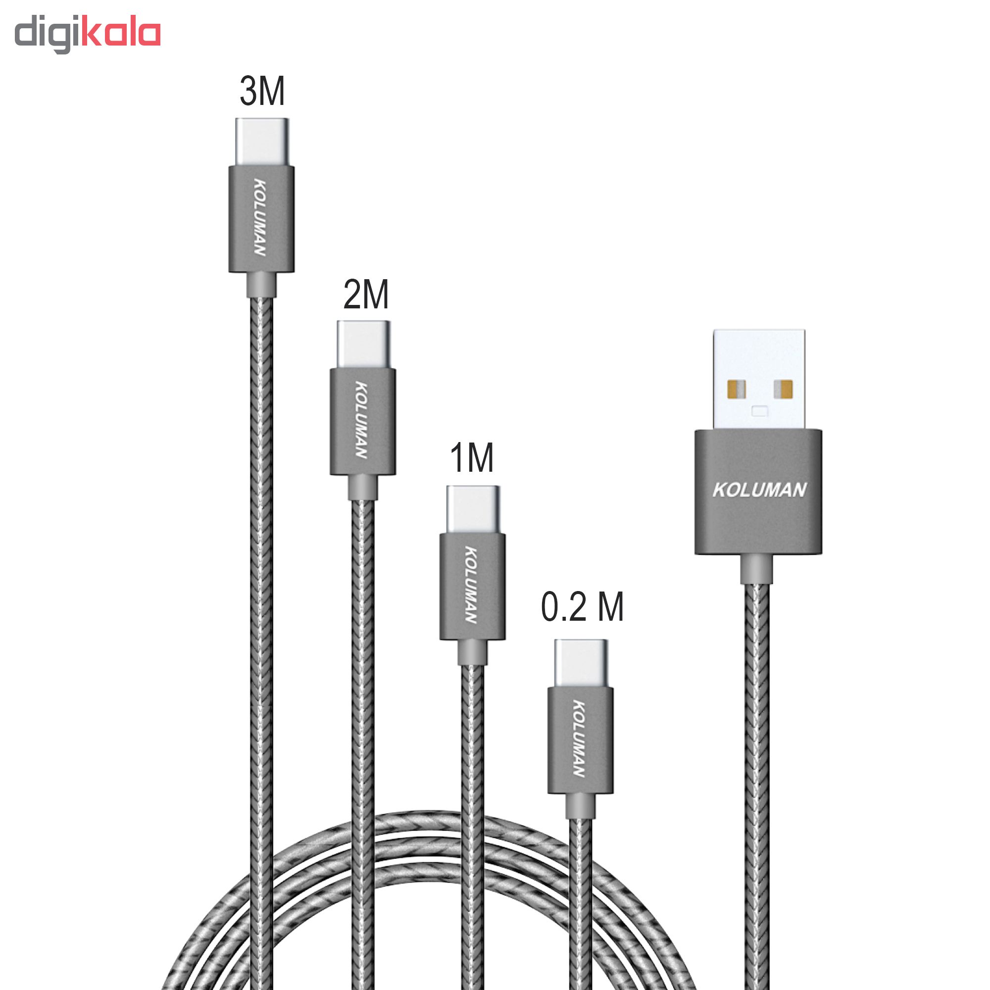 مشخصات، قیمت و خرید کابل تبدیل USB به USB-C کلومن مدل kd-P19 ...